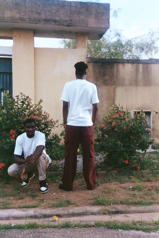 T-shirt Blank - Coupe Standard - Blanc / Noir - 100% Coton