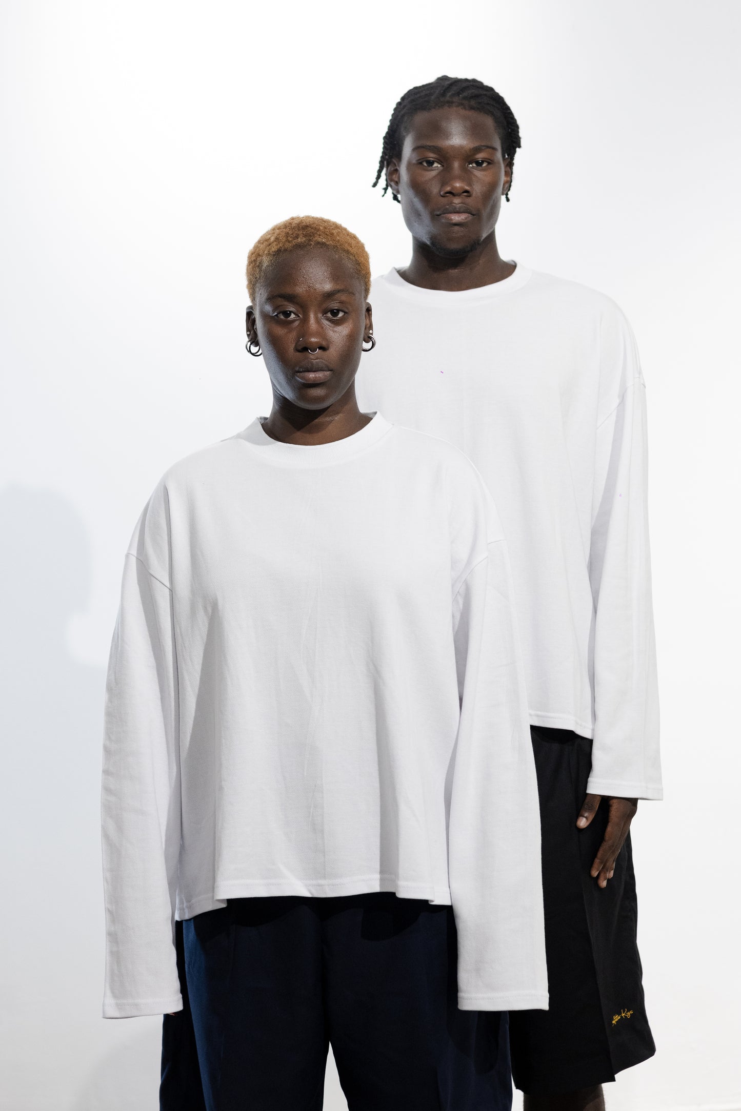 T-shirt Blank - Oversized Boxy Cut Manches Longues - 100% Coton PK