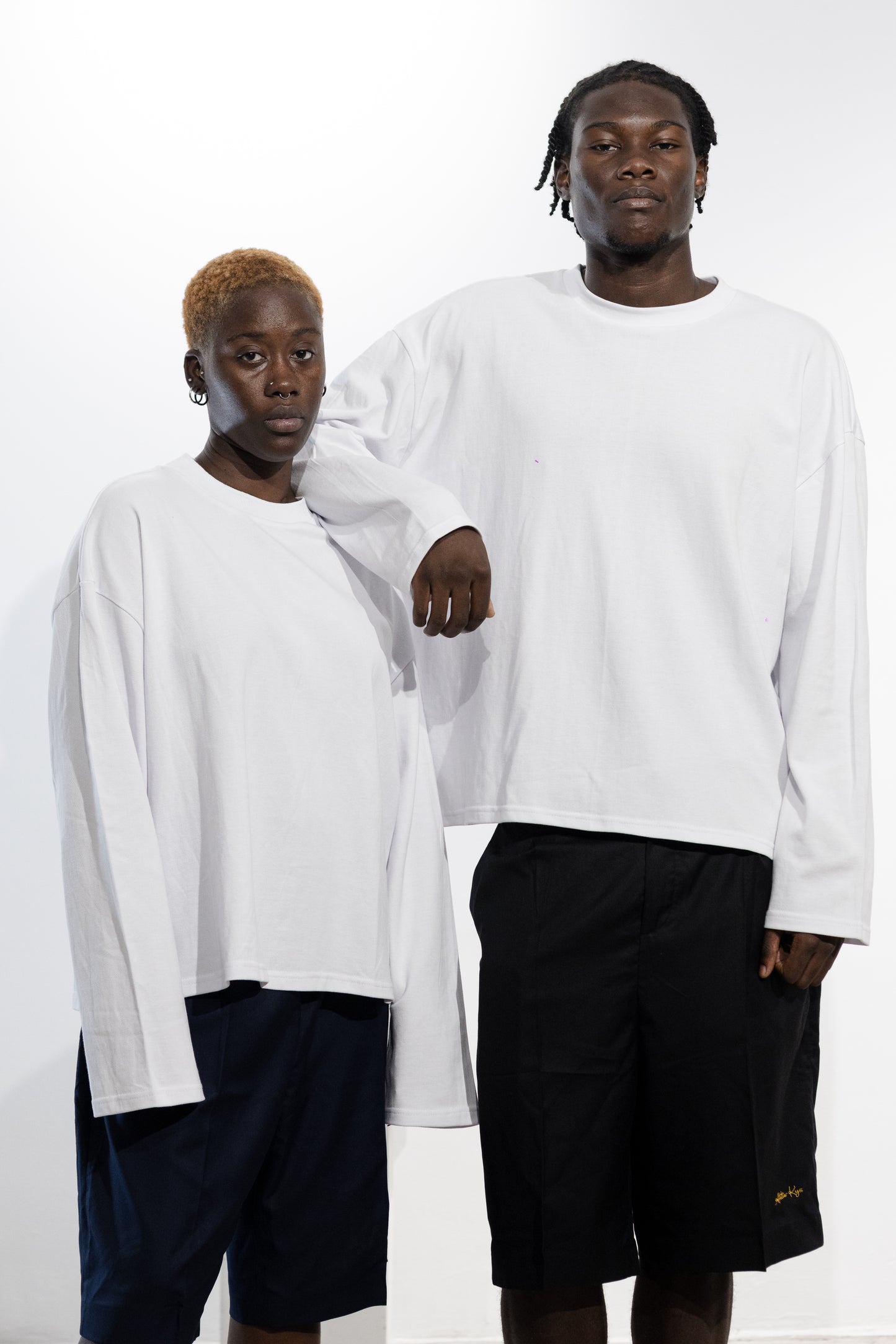 T-shirt Blank - Oversized Boxy Cut Manches Longues - 100% Coton PK