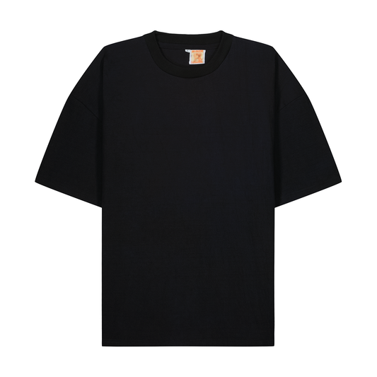 T-shirt Blank - Oversized Boxy Cut - 220 GSM - Blanc Casse / Noir