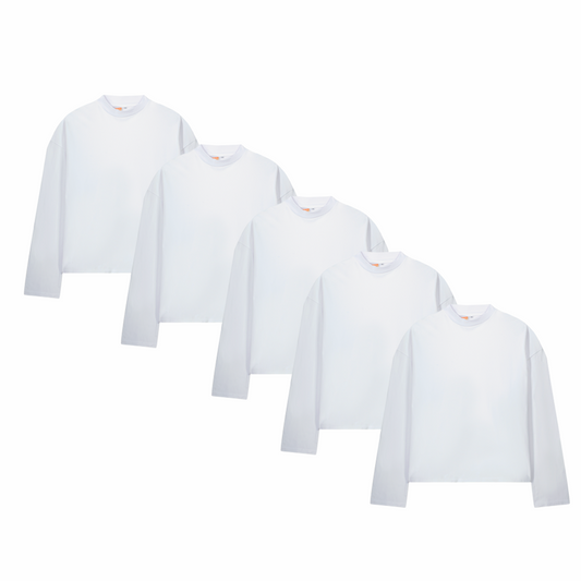 T-Shirt Oversize Manches Longues 190 g/m²– 5 à 50 pièces
