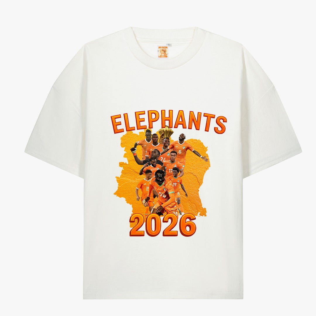 T-shirt « ELEPHANTS 2026 » - Atelier KYS
