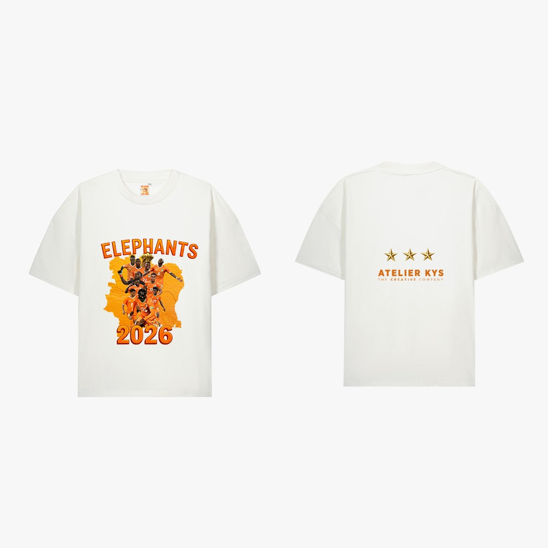T-shirt « ELEPHANTS 2026 » - Atelier KYS