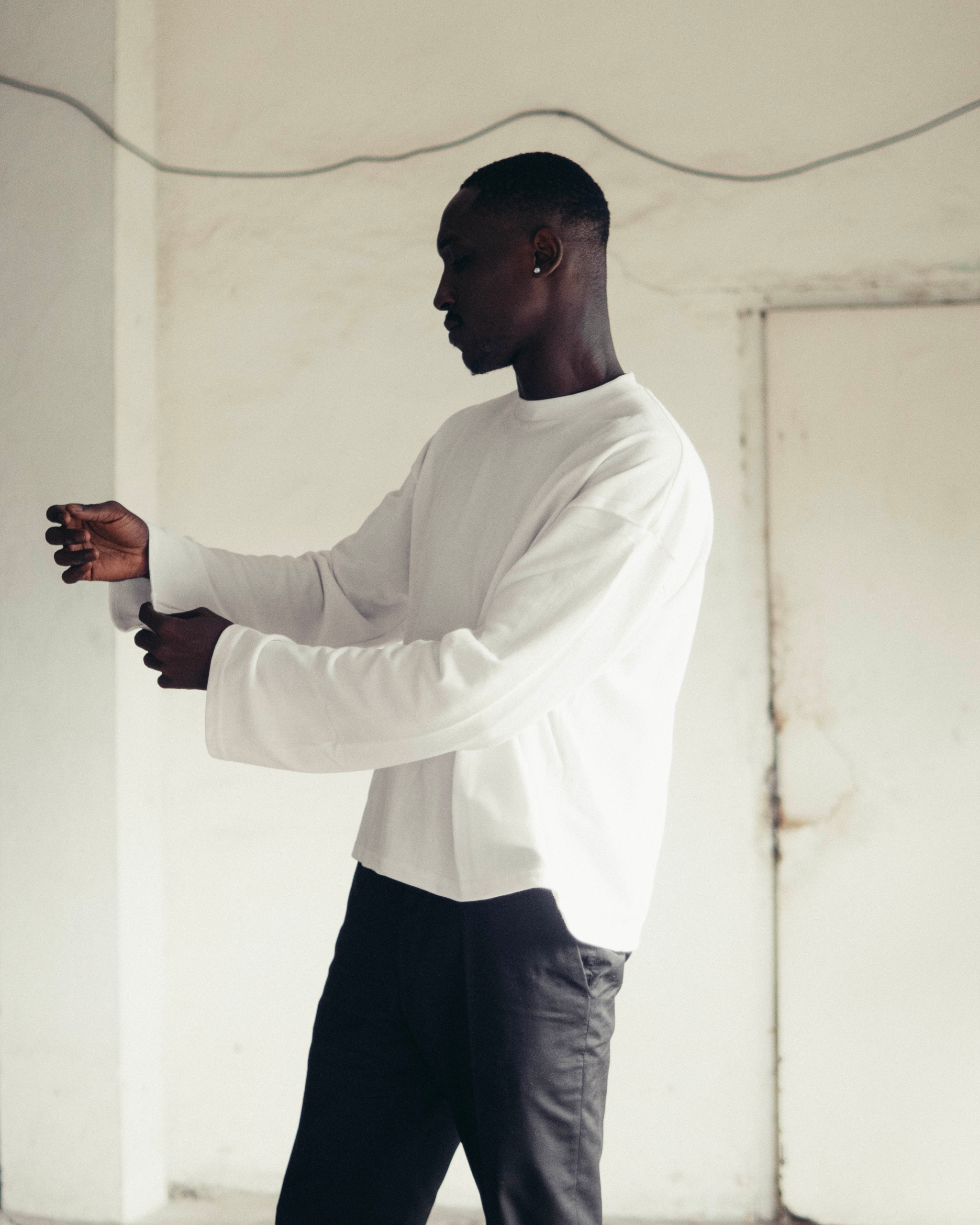 T-shirt manches longues oversized boxy cut KYS Factory