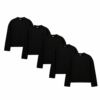 Pack Manche Longue Noir Pack T-Shirts Oversized Boxy Cut Manches Longues | KYS Factory